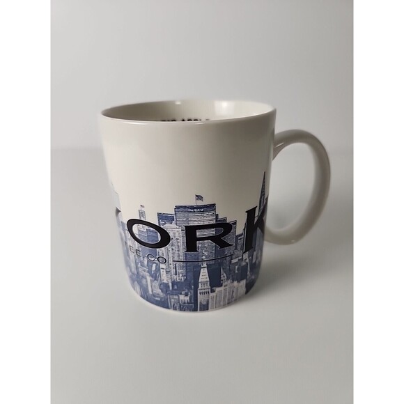 Starbucks New York Skyline Barista Series One The Big Apple Coffee Mug Cup 2002 - Picture 3 of 10